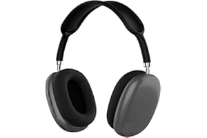 LILITOK Cuffie Senza fili Bluetooth Cuffie Over-Ear, P9 Auricolare Senza fili Musica Stereo con Microfono Gaming Cuffie per iPhone/Samsung/iPad/PC (Nero)