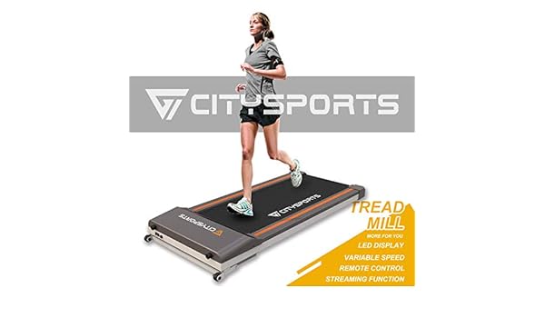 CITYSPORTS Folding Treadmill, Office/Home Fitness, 1-6 km/h Electric Walking  Machine, Easy to Move and Store, Quiet and Comfortable Gym: Amazon.co.uk:  Sports & Outdoors