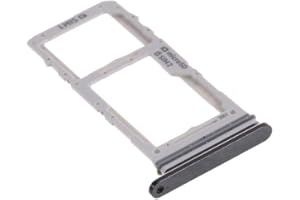 jbTec Dual SIM-Tray/SD-Card kompatibel mit Samsung Galaxy Note 10+ Plus Duos - Kartenhalter Slot Rahmen, Farbe:Schwarz