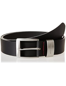 Pierre Cardin Vollbüffel 4mm Echt Leder-Gürtel Herren / Vollleder-Gürtel Herren, Jeansgürtel XXL mit Metallschlaufe