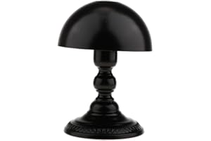 Baosity en métal de style rétro Autonome Chapeau Rack/Cap/Perruque support support de présentation, noir, as described