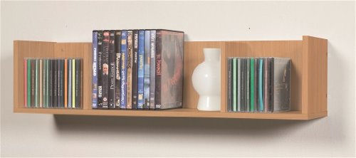 Wandbord Initial Wandregal Regal Ablage Medienregal Buche Dekor 75 cm breit - 3