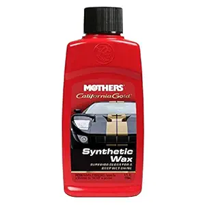 Mothers California Gold Synthetic Liquid Wax for shine and protection Use on Car, Bike, Truck,- Red