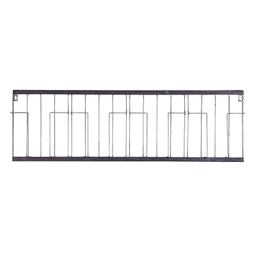 lounge-zone Prospekthalter Wandprospekthalter Wanddisplay Wandset Metall schwarz 104X32cm 4 x A4 13518 - 3