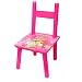 Hollylife Princess Kids Wooden Children Table and 2 Chairs Set Kids Bedroom Furniture (Pink)