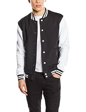 Urban Classics Herren Jacke Bekleidung 2 Tone College Sweatjacket