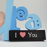 Giftgarden 10×15 Bilderrahmen mit Papa-Buchstabe blau - 8