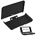 Produktbild New Nintendo 2DS XL Hülle Zubehör Stoßfest, Anti-Fingerabdruck, Anti-Scratch PC Hardcase Clear Ultra Slim Lightweight Schutzhülle Bumper Cover Tasche Schale für Game Konsole (Schwarz)