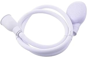 BINQILIN Tuyau de Douche,Pommeau De Douche,Douchette De Salle De Bain,avec Tuyau pour Laver,pour Les Animaux de Compagnie de Nettoyage(Blanc)