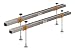 Produktbild tiletracker 'faststart' Freistehende, vollständig Verstellbare Beine Wand Fliesen Batten unterstützt Set | 2 x-1,5 m + 4 | einsatzbereit in 2 Minuten | beschädigen verstecktem Rohre, Kabel & dampproof Membranen | Starke, leichtgewichtige Aluminium | drehbar Füße mit Anti-Rutsch Pads | 300 mm Beine | vermeidet Durchhängen Holz Leisten/Gefallen Fliesen | sieht Professionell
