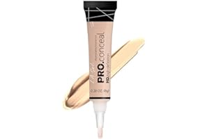 L.A. Girl PRO.Conceal HD High Definition Concealer, Pure Beige 8g - Creamy Blendable Formula for Flawless Coverage, Colour Correcting & Highlighting