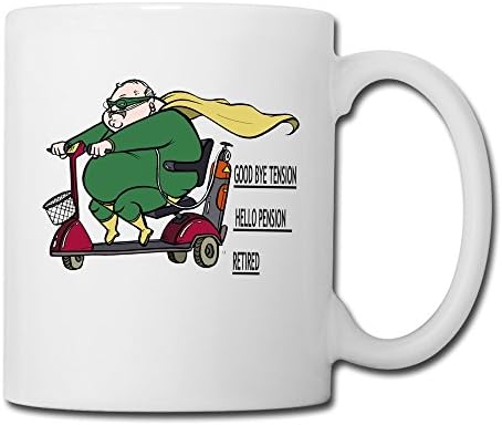 HFYEN Classic White Coffee Mug Retired Superman Logo Cups
