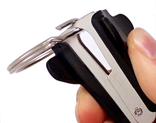 van den Heuvel Schlüsselring 25 mm Stahl gehärtet vernickelt (100 Stück) leicht aufbiegbar - 5