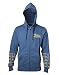 Produktbild Zelda Nintendo Original Breath of the Wild Zipper Golden Game Logo Blau 100% Baumwolle , Größe:S