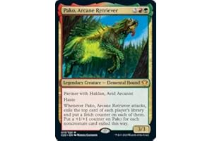 MAGIC THE GATHERING Magic: the Gathering - Pako, Arcane Retriever - Pako, Segugio da Riporto Arcano - Commander: 2020 Edition - Foil