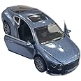 HALO NATION® 1:32 Scale Diecast Car Luxery Car Sports Car with Front Doors Openable Realistic Design Premium Interiors - Night Silver