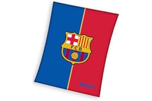 JYC CREATIVE Couverture de l'équipe de football de Barcelone, équipement de football Barcelone, cadeau Barcelone, accessoires du Barcelone, (Barcelone1)