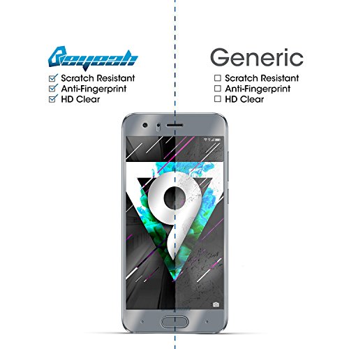 Huawei Honor 9 Panzerglas, Beyeah Vollständige Abdeckung Schutzfolie aus hochwertigem gehärtetem Glas für Huawei Honor 9 (Grau) - 3