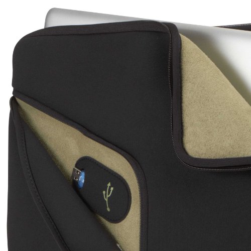 Case Logic PAS213K MacBook Pro Notebook Sleeve 33 cm (13 Zoll) Schwarz - 2