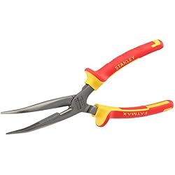 Stanley 0-84-008 MaxSteel Pince à becs VDE, Jaune/rouge, 200 mm