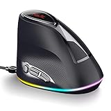 ergonomische mausmatte test [Hochpräzise Mäuse] 6 DPI-Stufen: 800-1600-2400-3200-4800-6400. Perfekt für zu Hause oder im Büro.