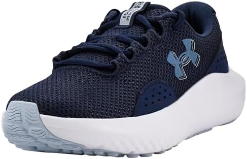 Under Armour Scarpe da Corsa da Donna Surge 4, Blu Navy Lavato Calmo Blu Metallico Calmo, 36.5 EU