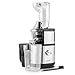 Produktbild Klarstein Fruitberry • Entsafter • vertikale Saftpresse • große Einfüllöffnung • Edelstahl-Mikrosieb • Slow Juicer • 400 Watt • 60 U/min. • Schneckenpresswerk • Vor-und Rücklauf • 2 Behälter mit je 1000 ml • leise • Start-Stopp-Schutz • Kunststoffgehäuse • silber