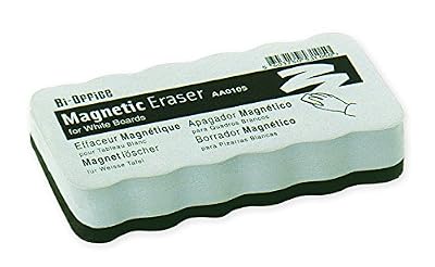 Bi-Office Brosse Effaceur Magnétique Léger, Pour Tableau Blanc, 10x5x2,3 cm