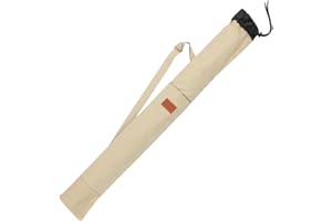 DONGKER Sac Parapluie de Pêche,Bandoulière Réglable,Protection de Canne a Pêche avec Fermeture Élastique pour Canne a Pêche Spinning,Baitcasting,Surf