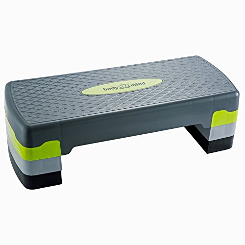 Body & Mind Aerobic Steppbrett Elite 3-Stufen Stepper Step-Bench mit gratis Anti-Rutsch-Matte - 2