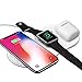 Price comparison product image Wireless Charging Pad, Airpower Wireless Charger Pad 3in1 Qi Wireless Charger Holder for Apple Airpod 2 (White)