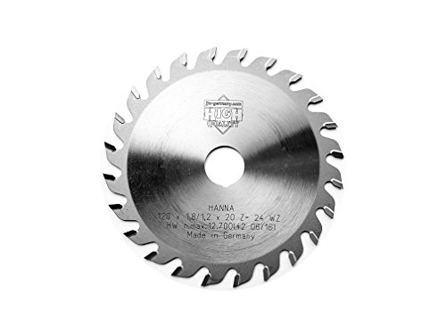 Jjw Germany Carbide Circular Saw Blade Hanna 120 X 18 X 20 Z 24 Wz Specifically For Mafell Pack Of 1 4250980601674 - 