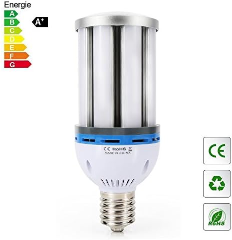 Derlight® 45W E27 Led Corn Light Bulbs, High Brightness 200-250 Watt CFL Replacement, Neutral White 4500K, 108pcs SMD5730 Chips, 360 degree lighting, AC 85~265V, Perfect for Warehouse Outdoor and Street Lighting