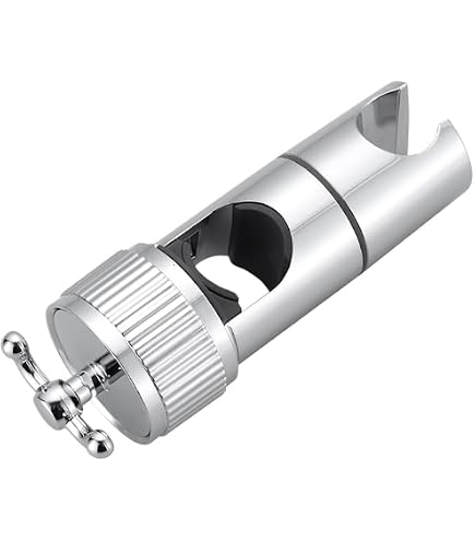 Support Pommeau De Douche Réglable OFFO - Barre Coulissante 19-25mm Chrome Ou Noir Mat