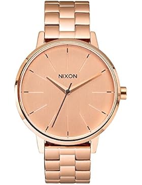 Nixon Damen-Armbanduhr Kensington Analog Quarz Edelstahl beschichtet A099897-00