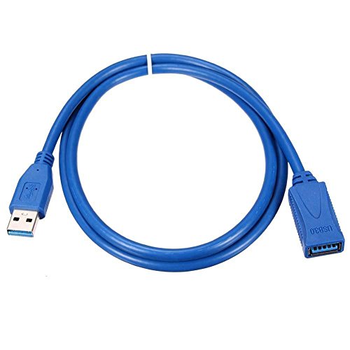 Balai 3FT/5FT/10FT SuperSpeed USB 3.0 Type A male to Female Extension Cable, Extension Extender Kabel Cord Adapter Blue UP