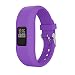 Produktbild FeiliandaJJ 12 Farben Uhrenband Ersatzarmbänder Für Garmin Vivofit 3,Armbänder Weich Silikon Sport Fitness Smart Watch Zubehör Uhrenarmbänder Replacement Watch Band (Lila)