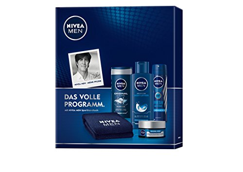 Nivea Men Geschenkset Original (plus gratis Sporthandtuch, für Männer, 1er Pack)