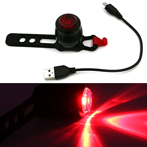 Hrph LED wasserdichtes Fahrrad Fahrrad vorne hinten Rückleuchten Fahrradfahren Sicherheit Warnung Vorsicht Blitzlampe