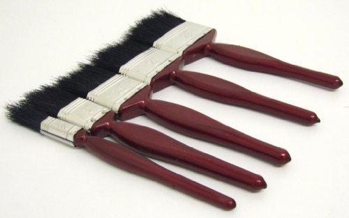 Preisvergleich Produktbild Malerpinselset, reine Borsten, 5 Stück