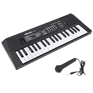 Funrally 37 Keys Electronic Keyboard Piano Digital Music Key Board with Microphone Children Gift Wonderful Musical Enlightenment