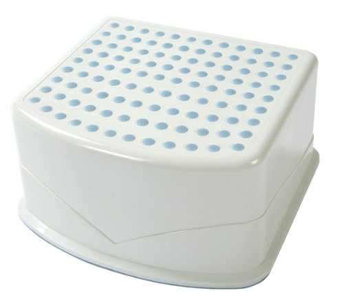 Tippitoes Step up Stool - White/Blue