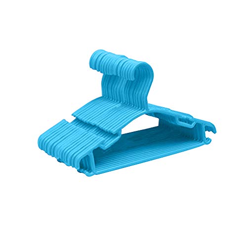 Agapo - Perchas Antideslizantes para niños (10 Unidades), Azul, 10