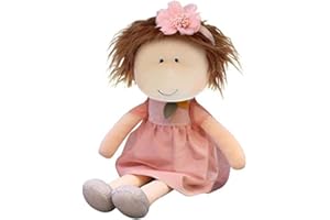 Bprtcra Muñecas de Trapo de Peluche de 35 cm, Muñecas De Trapo Hechas a Mano, Muñeca De Trapo con Ojos Pequeños Muñeca, Juguete de Felpa Muñeca De Trapo Suave Juguete para niñas, Type A