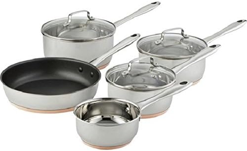 High Quality Heart of House 5 Piece Copper Base Pan Set