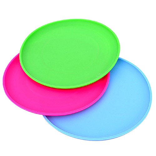 4ST Weiches Silikon fliegende Disc Frisbee Hund Outdoor Trainings Fetch Toy - 4