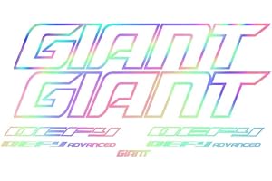 STAR SAM Pegatinas cuadro bici Giant Defy troquelado