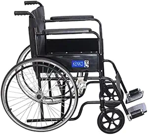 KENKO mobility wheel chairs foldable self drive for handicapped person and patient outdoor and indoor use Manual Wheelchair (Self-propelled Wheelchair)