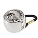 niceeshop(TM) Punk Cuff Wrap Hair Styling Ring Mirror Metal Ponytail Holder,Silver