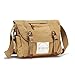 Produktbild Herren Canvas Schulter Umhängetasche, Crossbody Tag Tasche Laptoptasche Umhängetasche für 9,7 Zoll IPad